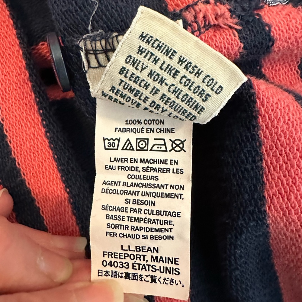L.L. Bean Striped Rugby Top - Picture 7 of 8